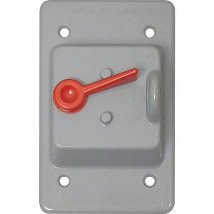 Southwire Single Toggle Vertical Mount Gray Non-Metallic Weatherproof Cover - 1 of 1