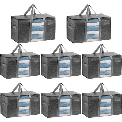 4/6/8 Pack Moving Bags, Moving Supplies, Moving Boxes, College Packing Storage Boxes Lids Alternative, Heavy Duty Totes