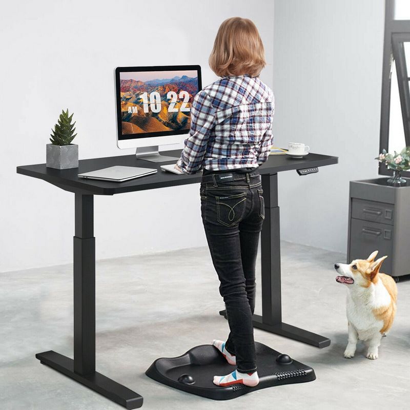 Costway 55''x28'' Electric Standing Desk Adjustable Sit to Stand w/ Controller, 3 of 11