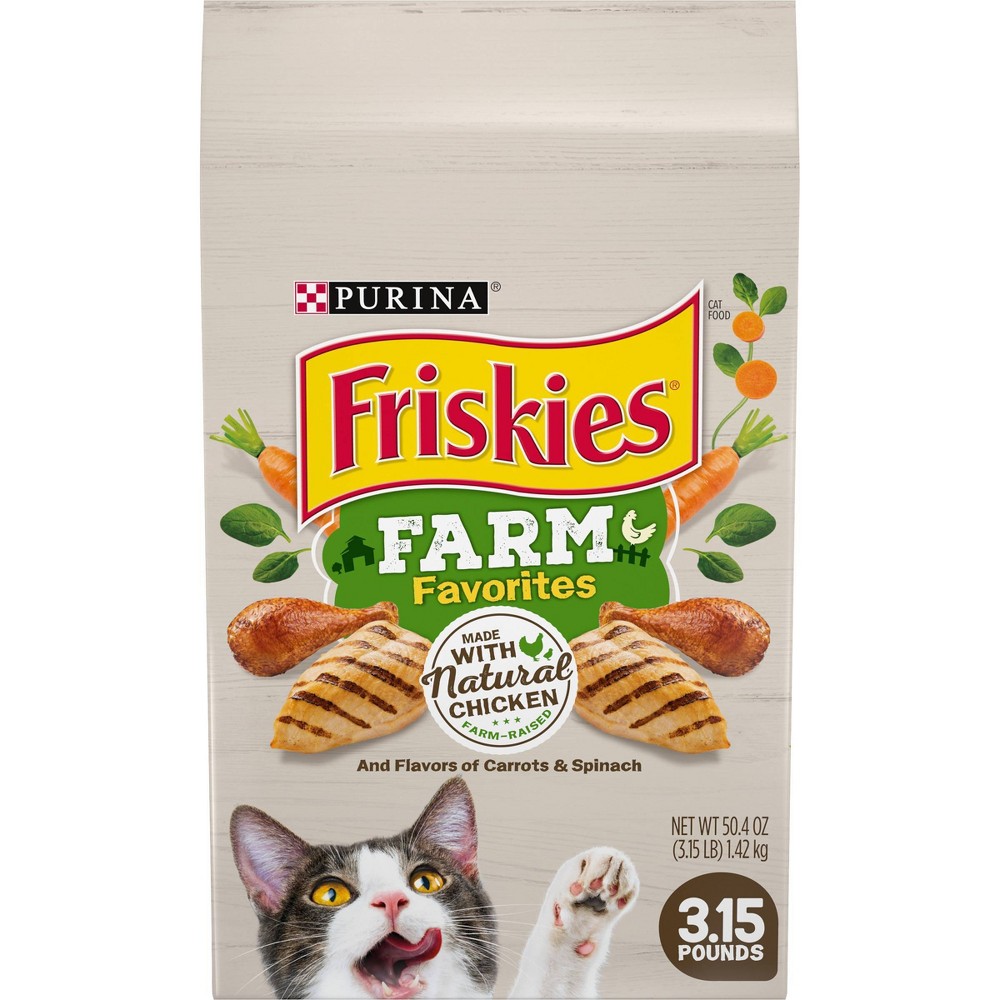 Photos - Cat Food Friskies Purina  Farm Favorites with Natural Chicken & Flavors of Carrots&S 