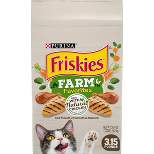 Purina Friskies Farm Favorites with Natural Chicken & Flavors of Carrots&Spinach Adult Complete & Balanced Dry Cat Food