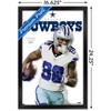 Trends International NFL Dallas Cowboys - CeeDee Lamb Feature Series 24 Framed Wall Poster Prints - 3 of 4
