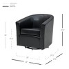 New Pacific Direct Hayden Swivel Bonded Leather Chair - 4 of 4