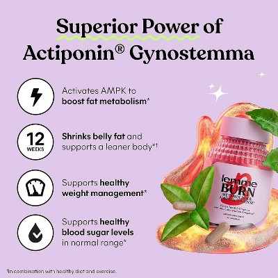 Lemme Burn Metabolism and Fat-Burning Vegan Capsules - 60ct, 6 of 9