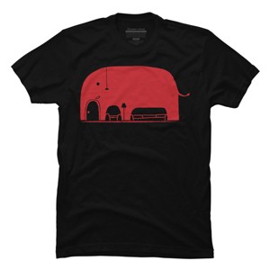 Men's Design By Humans The elephant in the room By radiomode T-Shirt - 1 of 4