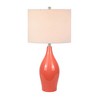 Hudson and Canal 28.25" Tall Porcela Table Lamp with Fabric Shade - 3 of 4