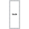 PosterPalooza | Panoramic Classic Silver Picture Frame - UV Acrylic, Foam Board Backing, Hanging Hardware - 2 of 4