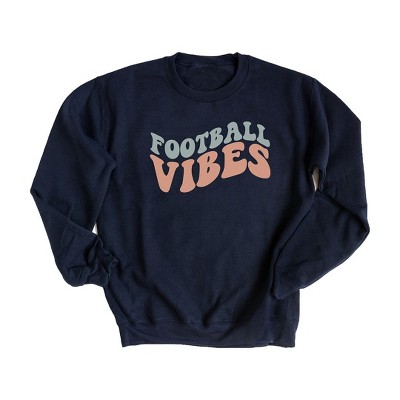 Simply Sage Market Women's Graphic Sweatshirt Football Vibes Colorful