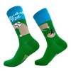Crazy Dog Men's Baseball Dad Socks Funny Cool Fathers Day Gift Base Ball Lovers Novelty Footwear - 2 of 4