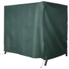 Resenkos Patio Furniture Covers,Outdoor Swing Cover,Outdoor Patio Hammock Porch Swing Cover with UV, Water, Dark Green - 3 of 4