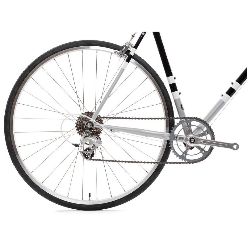 State Bicycle Co. Adult Bicycle 4130 Road Bike  - Black & Metallic 8-Speed | 29" Wheel Height, 3 of 11