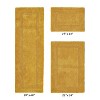 Lux Premium 100% Cotton  Ultra-Soft Tufted Solid Reversible 3 Piece Bath Rug Set, Water-Absorbent, Durable, Machine Washable Bathroom Rug - 2 of 4