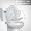 Slow-Close Toilet Seat, Quiet Polypropylene (PP) Toilet Lid with Secure Hinges, Easy to Install & Clean - 4 of 4