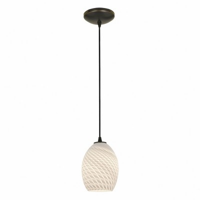 Access Lighting Brandy FireBird 1 - Light Pendant in  Oil Rubbed Bronze