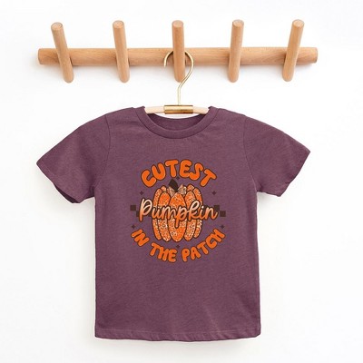 The Juniper Shop Cutest Pumpkin Leopard Print Toddler Short Sleeve Tee