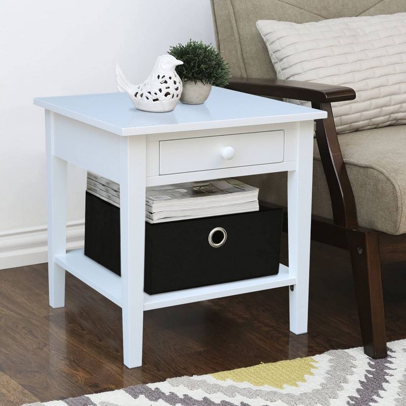 Spencer End Table White - International Concepts, 3 of 12