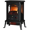 HOMCOM 23" Electric Infrared Fireplace Stove, Freestanding Fireplace Heater with Realistic Flame, Adjustable Temperature, Timer, Remote Control - 4 of 4