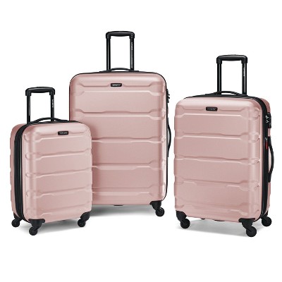 Samsonite Omni 3 Piece Hardside Luggage Nested Spinner Set (20"/24"/28") - Pink