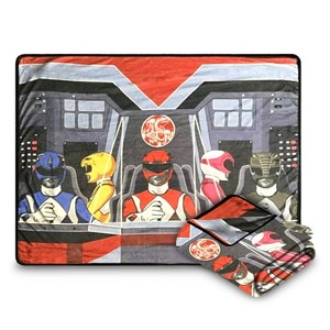 Bazillion Dreams Power Rangers Fleece Softest Comfy Throw Blanket for Adults & Kids| Measures 60 x 45 Inches - 1 of 4