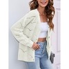 Women's Lightweight Crochet Cardigan Long Sleeve Hollow Out Kint Sweaters - 2 of 4