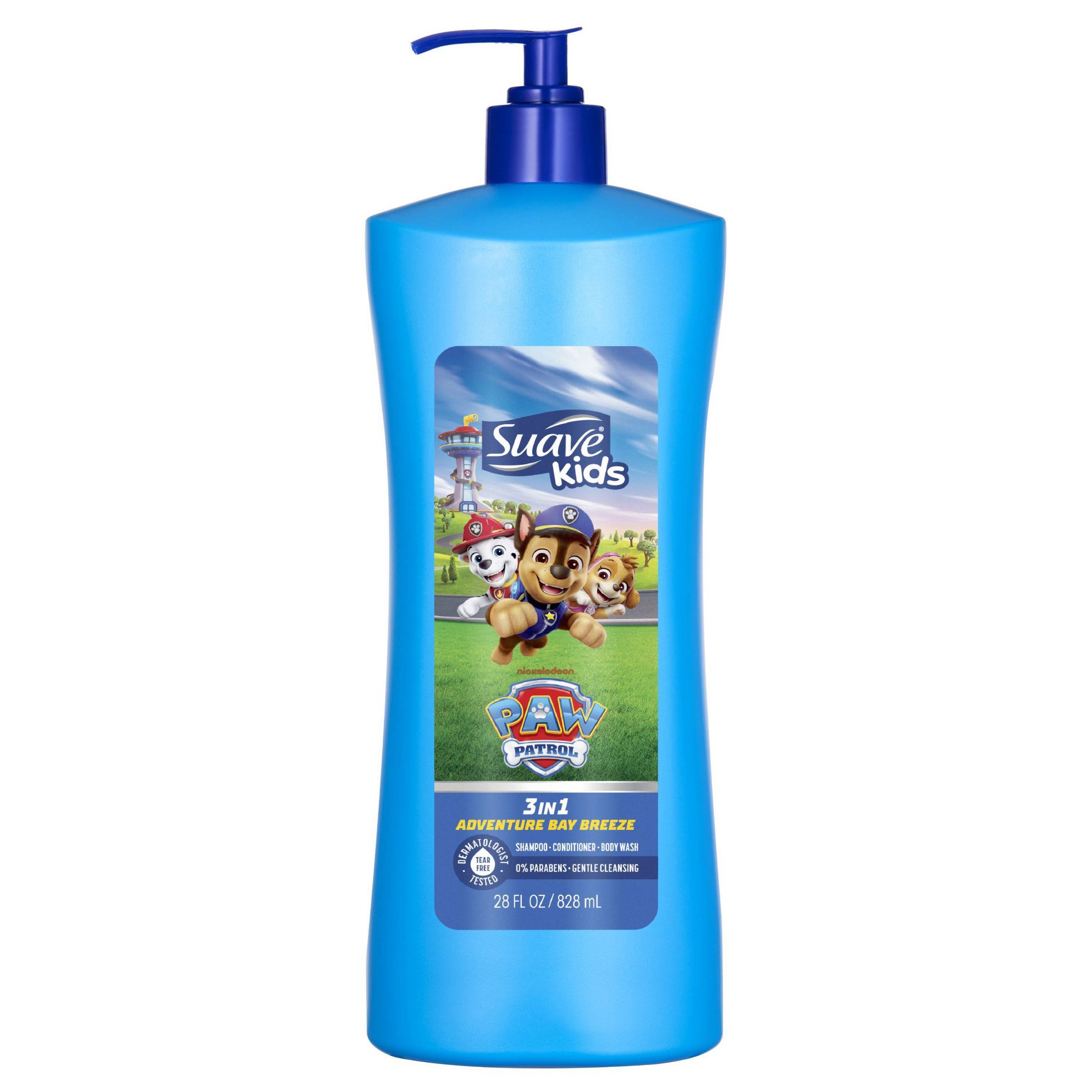 Suave Kids Paw Patrol 3-in-1 Shampoo + Conditioner & Body Wash - 28 fl oz