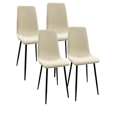 21.26"Set of 4 Upholstered Dining Accent Chairs