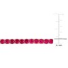 EVERLY JEWELRY | Rose Plated Sterling Silver 6 CT TGW Red Cubic Zirconia Bracelet, 7.5 inch - 2 of 4