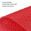 Unique Bargains Dish Drying Mat Set Silicone Drain Pad Heat Resistant Suitable for Kitchen 3 Pcs - 3 of 4