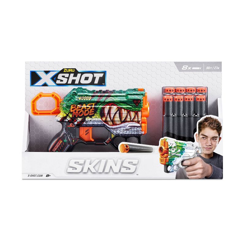 X-Shot SKINS Menace Dart Blaster - Beast Out by ZURU, 3 of 9