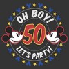 Men's Mickey & Friends Oh Boy Let’s Party T-Shirt - image 2 of 4