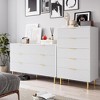 White 6 Drawer Dresser for Bedroom - 3 of 4