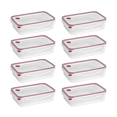 Glasslock Duo 5 Piece Clear Glass Microwave Safe Divided Food Storage  Containers, 1 Piece - Baker's