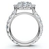 Pompeii3 Certified 4 1/4Ct Diane Diamond Engagement Ring 14k Gold or Platinum Lab Created - 2 of 4