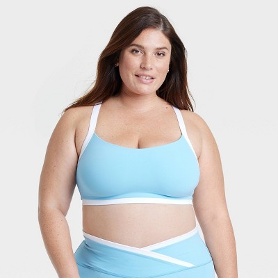 Women's Everyday Soft Light Support Piped Midline Sports Bra - All In Motion™