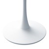 Sapphtopaz Dining Table Kitchen Table Modern Tulip Dining Table for 2 Metal Base Dining Table for Kitchen, Small Spaces - 2 of 4