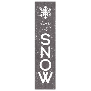 Creative Products Let it Snow 10.5 x 47 Porch Leaner - 1 of 1