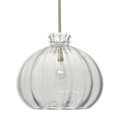 Besa Lighting Pinta 12 1 - Light Pendant in  Satin Nickel