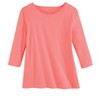 Collections Etc 3/4 Sleeve Top - 4 of 4
