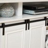 NicBex Mid-Century TV Stand with Sliding Door for TVs up to 65 Inches,TV Media Console Table with Shelves - 4 of 4