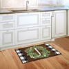 Briarwood Lane Everyday Doormat 30x18 Indoor Outdoor Wreath Monogram Letter J Doormat - 4 of 4