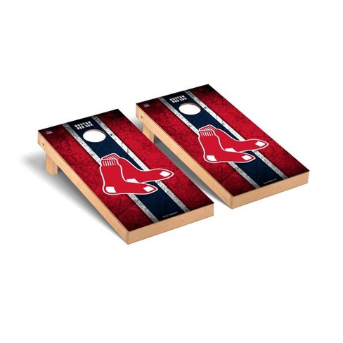 Chicago Teams and Boston Teams cornhole boards