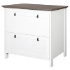 Saint Birch Finley 2-Drawer Lateral File Cabinet, Gray Oak/White - 2 of 4