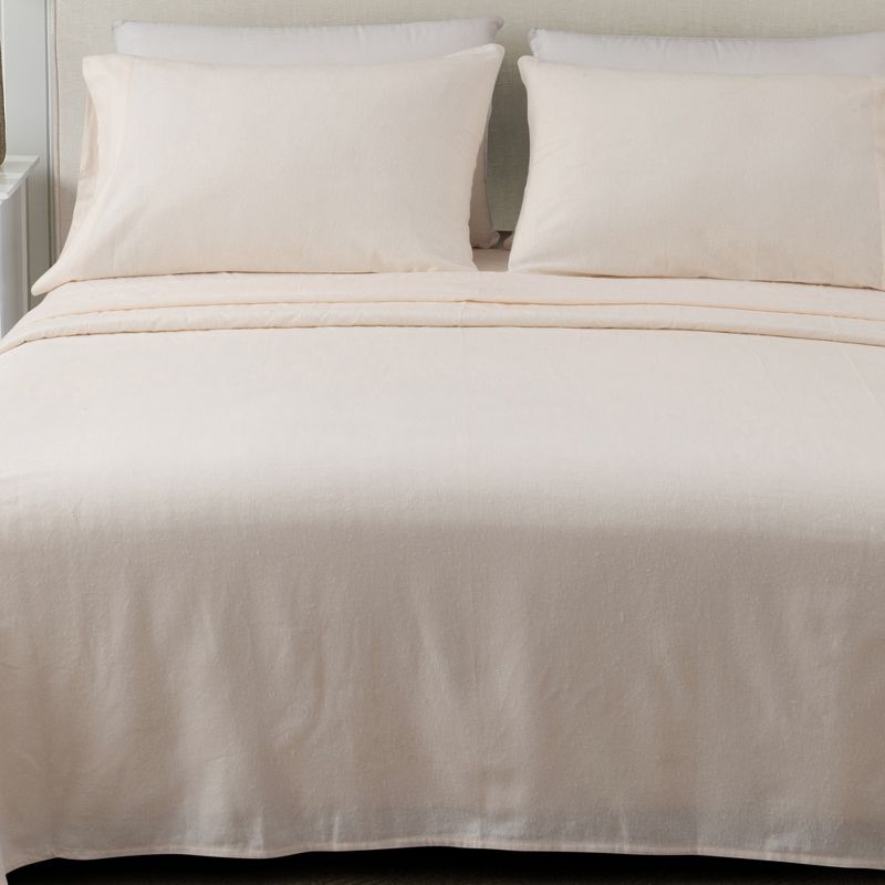 Great Bay Home Cotton Solid Flannel Sheet Set, 1 of 9
