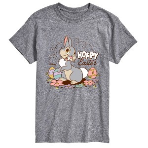 Men's Bambi Thumper Hoppy Easter Short Sleeve Graphic T-Shirt