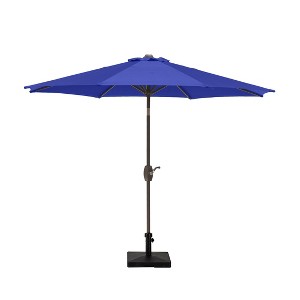 WestinTrends 9 Ft Outdoor Patio Market Table Umbrella with Square Concrete Base - 1 of 4