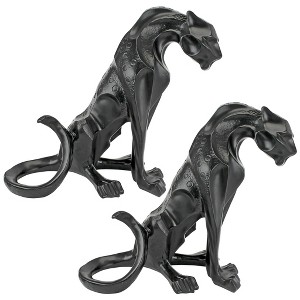 Design Toscano Rampant Tranquility Jungle Jaguar Panther Statue: Set of two - 1 of 1