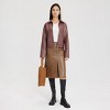 Women's Zip-Front Faux Leather Jacket - Universal Thread™ - 3 of 4