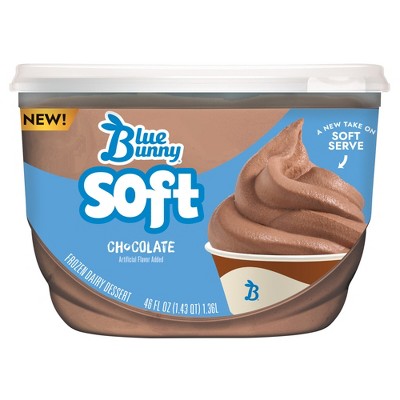 Blue Bunny Soft Chocolate Frozen Dessert - 46 fl oz