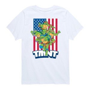 Boys' - Teenage Mutant Ninja Turtles - USA Turtles Short Sleeve Graphic T-Shirt - 1 of 4