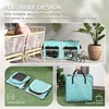 Gulches Portable Soft-Sided Cat Carrier with Divider & Cushions - Travel Pet Carrier, Green - 4 of 4